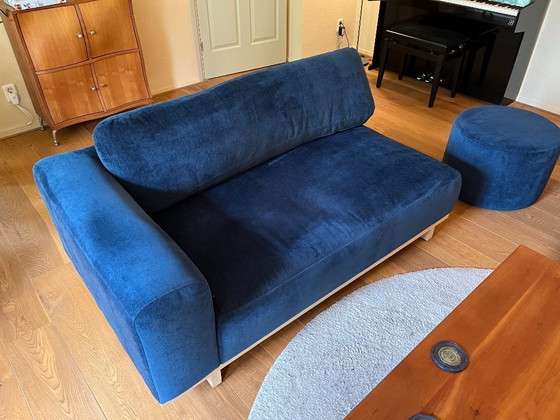 Image 1 of 2 sofas Aya by Sofacompany + matching footstool