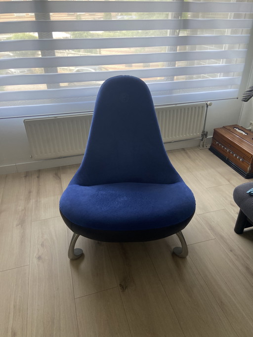Belle chaise yin-yang.
