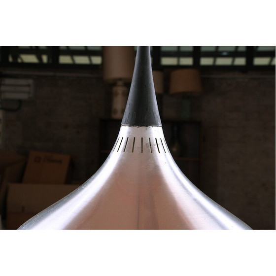 Image 1 of Lampada a sospensione vintage "Orient" in metallo cromato di Jo Hammerborg per Fog et Morup, Danimarca 1960