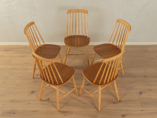 eetkamerstoelen uit de jaren 60, vintage