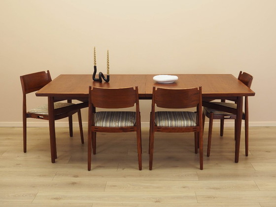 Image 1 of Table en teck, design danois, années 1960, designer : Arne Vodder, fabricant : Sibast