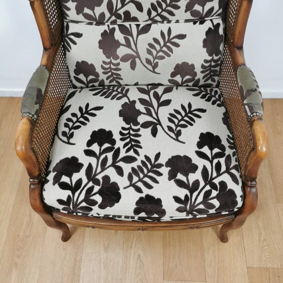 Image 1 of Fauteuils Giorgetti en simili bambou vintage, chaises de jardin, PRIX FIXE