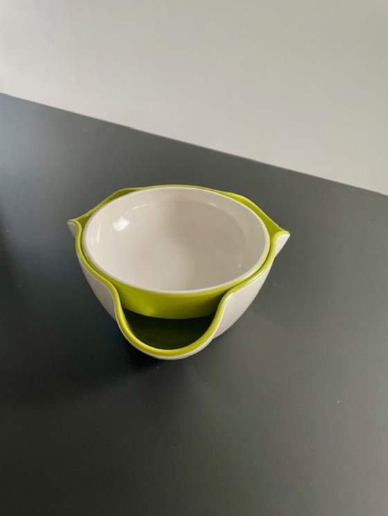 Image 1 of Joseph Joseph Double Dish serving bowls set design
