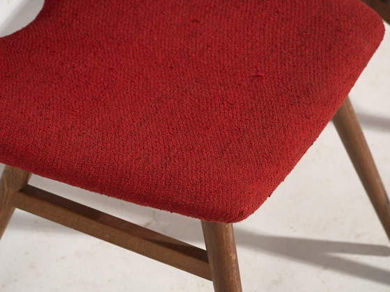 Sedie stile vintage rosso bordeaux (c.1950). Set di 2 pezzi #3 – Sedie da pranzo, Wood (photo 23 of 40)