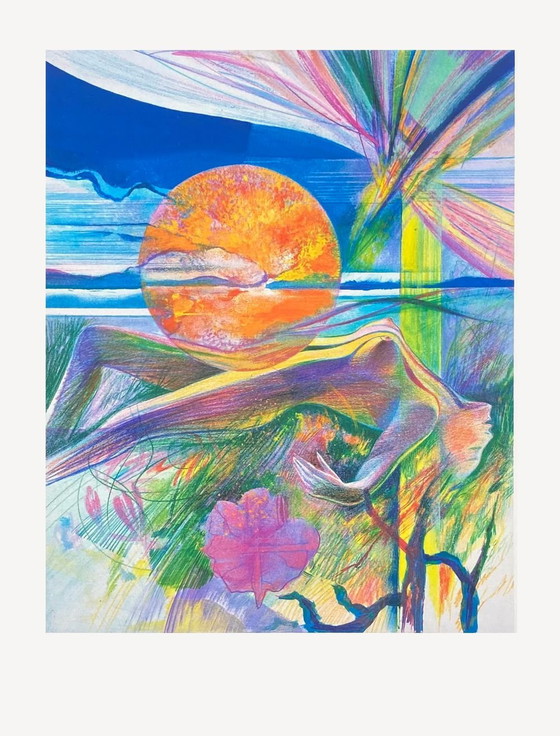 Image 1 of Jean Théobald JACUS, L'écume des jours - Boris Vian II Siebdruck 1987