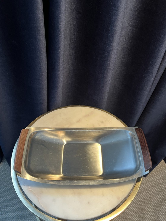 Image 1 of bol vintage danois en acier MCM