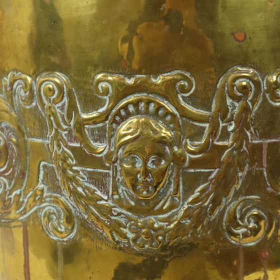 Image 1 of Antique Brass Jardinière Planter