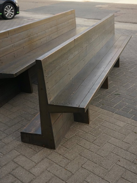 Image 1 of Large Church Pew by Dom Hans van der Laan, 1964