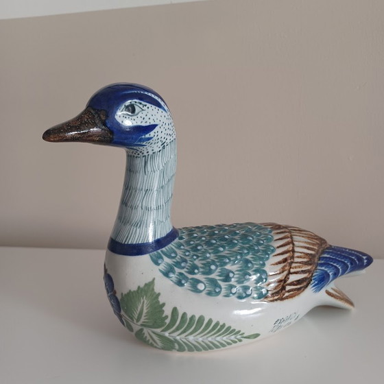 Image 1 of Erandi Tonala. Messico. Annata 1960. Anatra dipinta a mano.