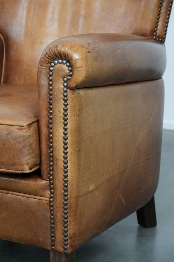 Image 1 of 2 poltrone vintage in pelle di pecora