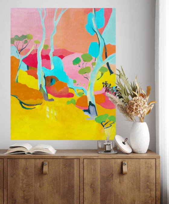 Peinture Acrylique 80x100cm – Objets d'art, Toile (photo 14 of 15)