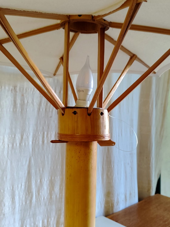 Jaren 70 design bamboe Tafellamp – Tafellampen, Bamboo (photo 9 of 10)