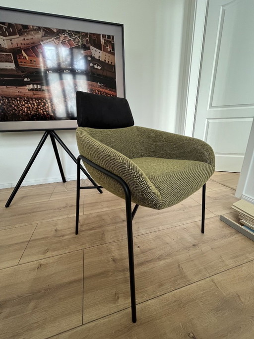 4x Venjakob Design-Stühle "Marleen" – Hochwertiger Stoffmix (Q2)