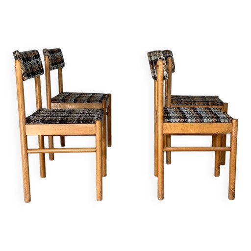 Sedie Baumann vintage in stile scandinavo – eetkamerstoelen, Wood, Scandinavian
