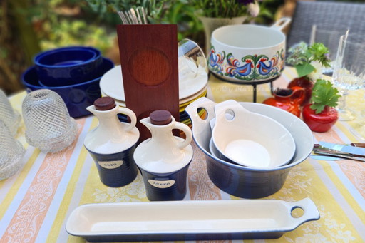 Malin Gustavsson for SAGAFORM Sweden cobalt blue tapas set