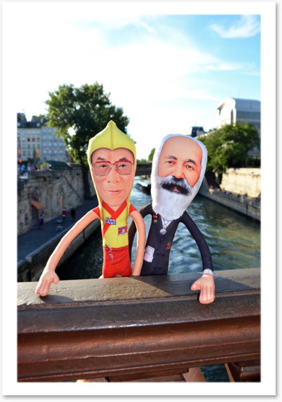 Image 1 of Karl Marx Gift | Handmade Art Doll | Marxist Gift | Philosopher Figurine | Academic Office Decor | Bookshelf Decor