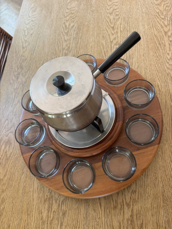 Image 1 of Digsmed fondue set with turntable