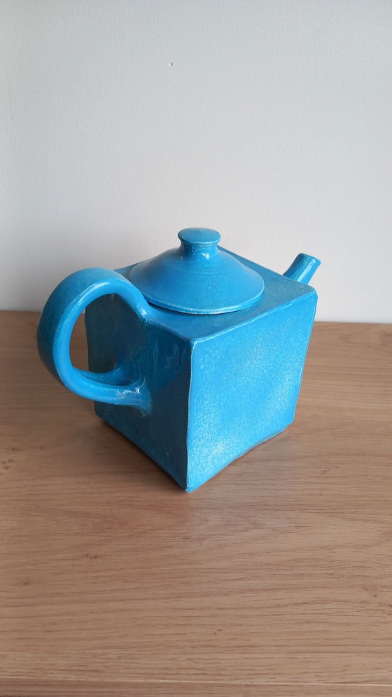 Handmade design teapot Scorlewald – Modernist square – Scorlewald (Atelier Feniks), Crockery, Ceramic (photo 3 of 8)
