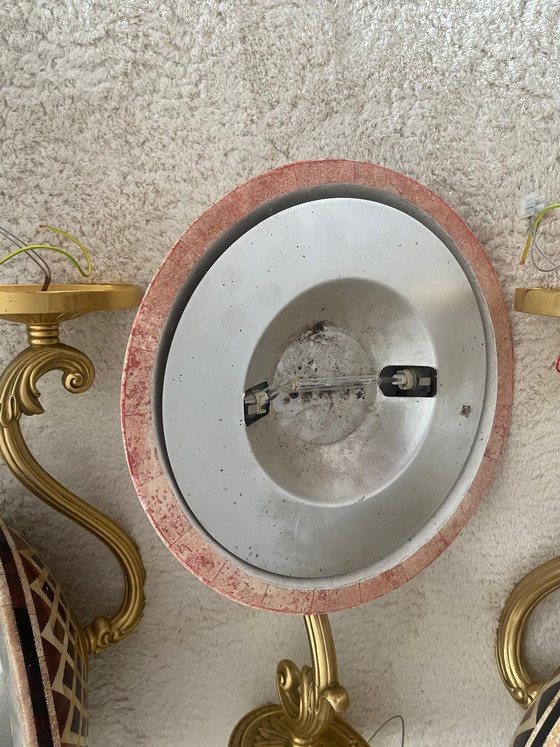 Image 1 of 3 Laudarte wall lights, luxury lamps, bronze, 24k gold plated