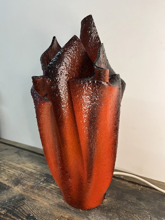 Image 1 of Vintage mid century Georgia Jacob style lamp 