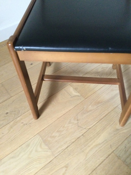 Image 1 of 1950s wooden chair – minimalist design