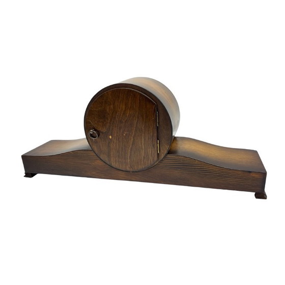 Image 1 of AnkerUhr vintage mantel clock from the 1950s, functional, retro wood buffet