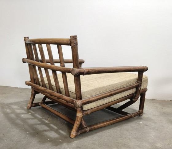 Image 1 of Vintage rattan lounge chairs by McGuire