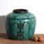 Chinesische antike smaragdgrüne Keramikvase (ca. 1820) #7 – Vasen (photo 9 of 9)
