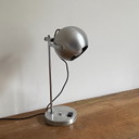 Lampe Eye ball. 1970. Inox brossé.