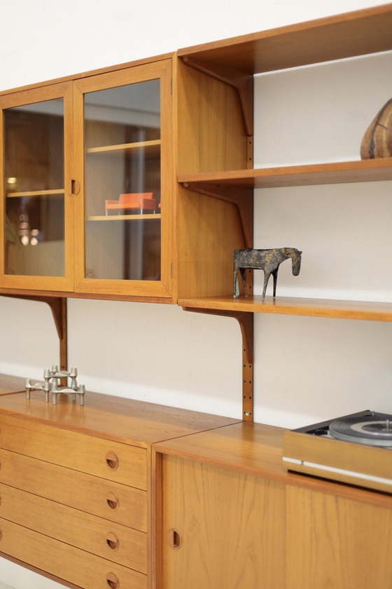 Image 1 of Wandsysteem Teak, Hansen en Guldborg Jaren 60