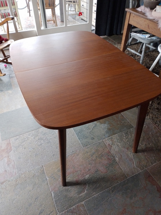 Image 1 of Mid-century extendable table