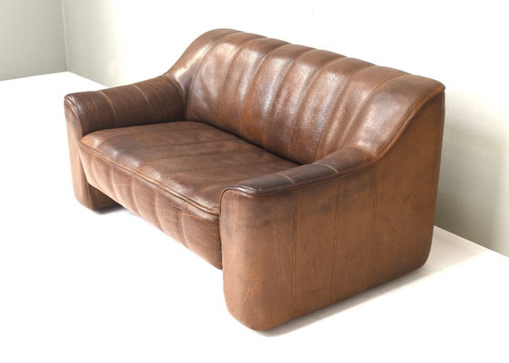 Image 1 of Canapé deux places De Sede DS44 en cuir de buffle - Suisse, années 1970