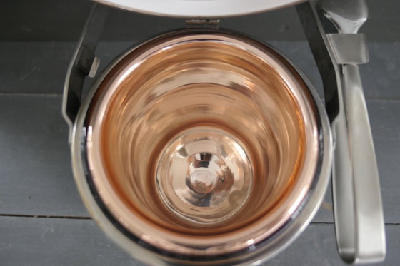 Image 1 of Seau à glace vintage Schulte-Ufer en acier inoxydable SUS