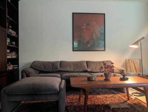 Cassina Maralunga 3-Sitzer Inkl. Ottomane – banken, Textile