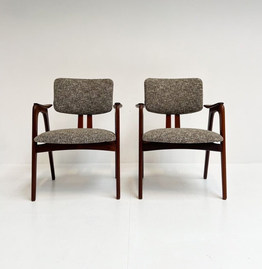 Poltrona FT14 rivestita di Cees Braakman per Pastoe (ciascuna), anni '60