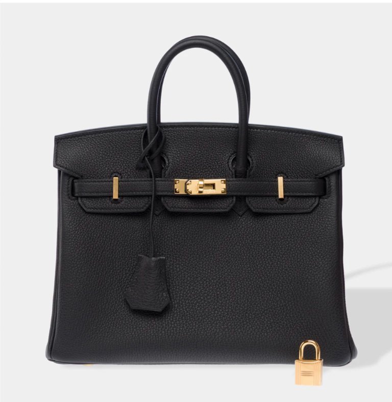 HERMES Birkin ブラック レザー ハンドバッグ 即決価格 Zak HERMES Birkin 25 en Cuir Noir - 103426 | €27,290 | Whoppah
