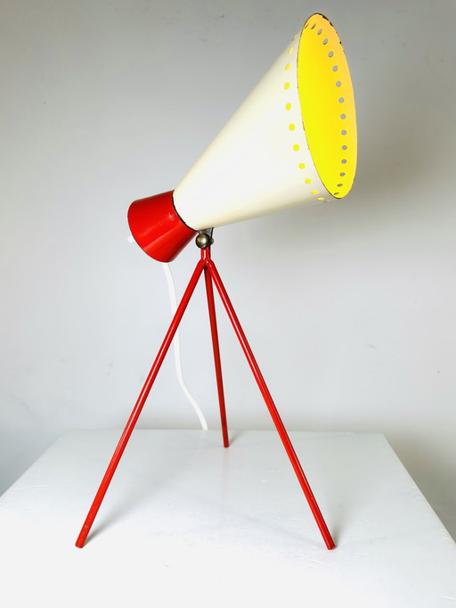 MODEL 1618 DESK LAMP BY JOSEF HURKA FOR NAPAKO, CZECHOSLOVAKIA, 1954