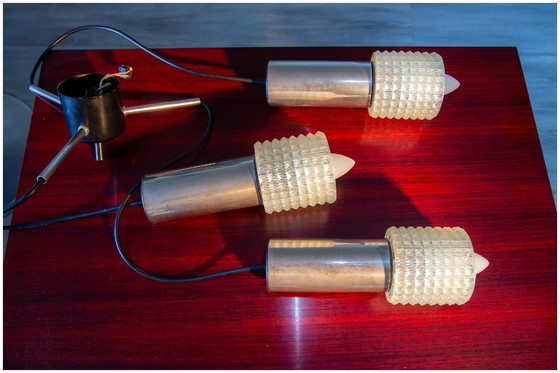 Image 1 of Suspension Space age 3 feux, 1960-70 