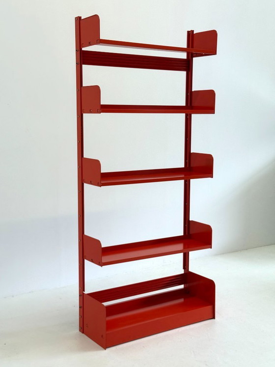Image 1 of Bibliothèque Congresso de Lips Vago, couleur rouge orangé