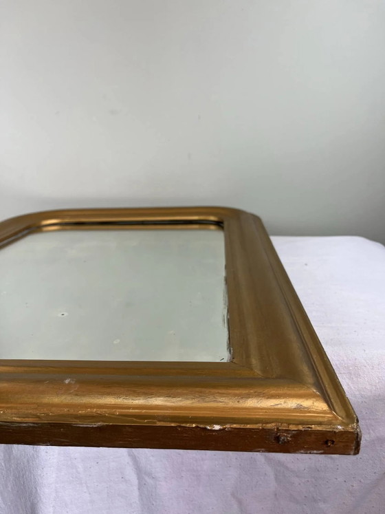 Antiker vergoldeter Spiegel aus dem späten 19. Jahrhundert. – Wood, Glass (photo 5 of 14)
