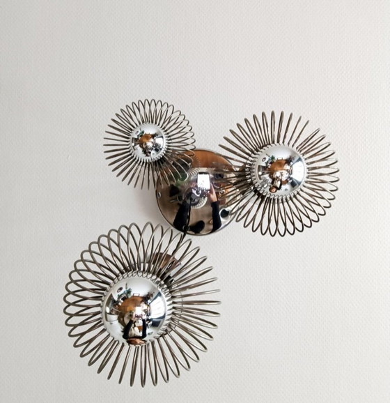 Image 1 of Lámpara de araña de la era espacial de Philippe Rogier para Oxar, 1970