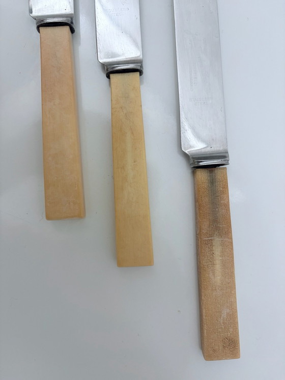 Set of 8 vintage table knives - John Louden & Sons (Sheffield) – Cutlery Sets, Metal (photo 6 of 9)