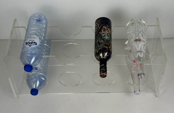Image 1 of Portabottiglie vintage in plexiglass lucite Space Age