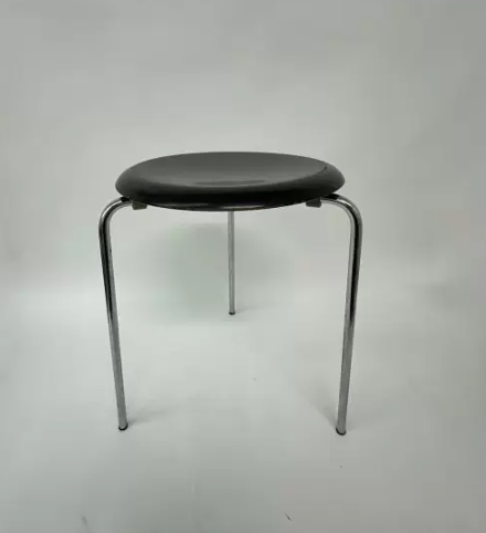 Raro sgabello vintage modello 3170 di Arne Jacobsen per Fritz Hansen, anni '70