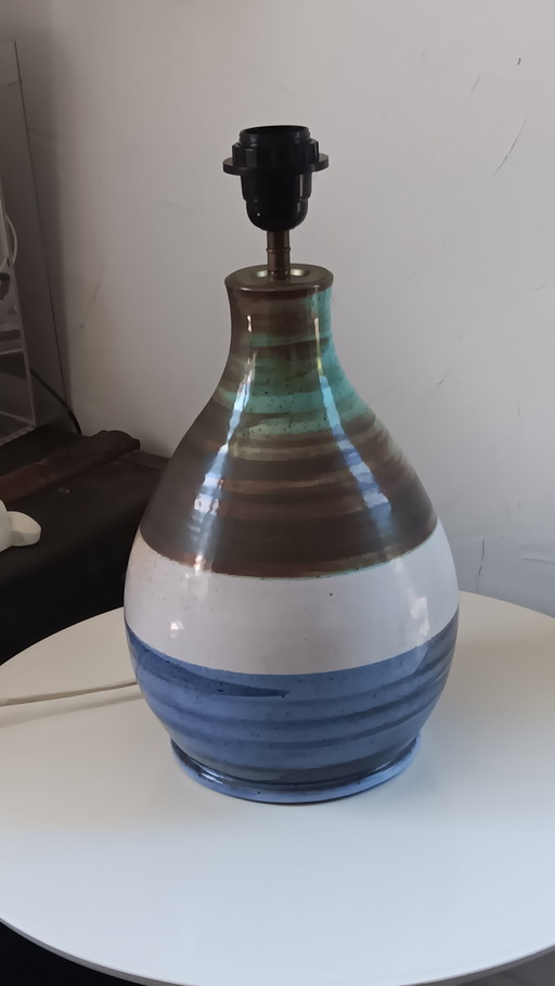 Lampe en céramique par Georges Pelletier pour La Roue, Vallauris 1970