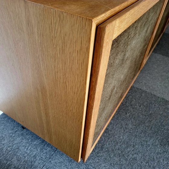 Hans Gugelot for Bofinger – Credenza Modulare M125 con Frontali in Tessuto (1956) – Credenze, Legno (photo 4 of 5)