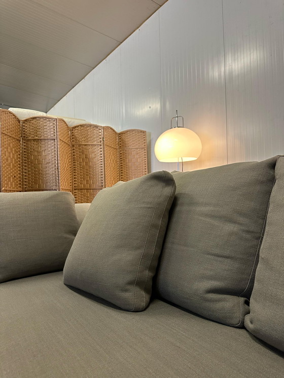 Image 1 of Divano angolare Minotti Collar con tavolino Minotti in condizioni nuove