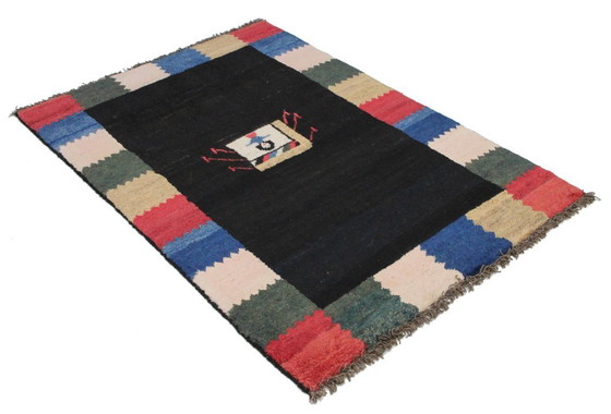 Image 1 of Original Persian carpet Gabbeh Ghashghai Oriental carpet 154 cm x 105 cm Old Natural