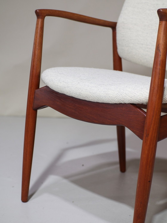 Image 1 of (2x) Erik Buch 67 Armchair Captains Chair Vintage