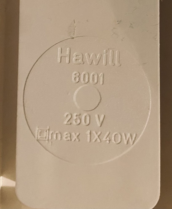 Image 1 of Vintage Hawill Bubble Lamp '60